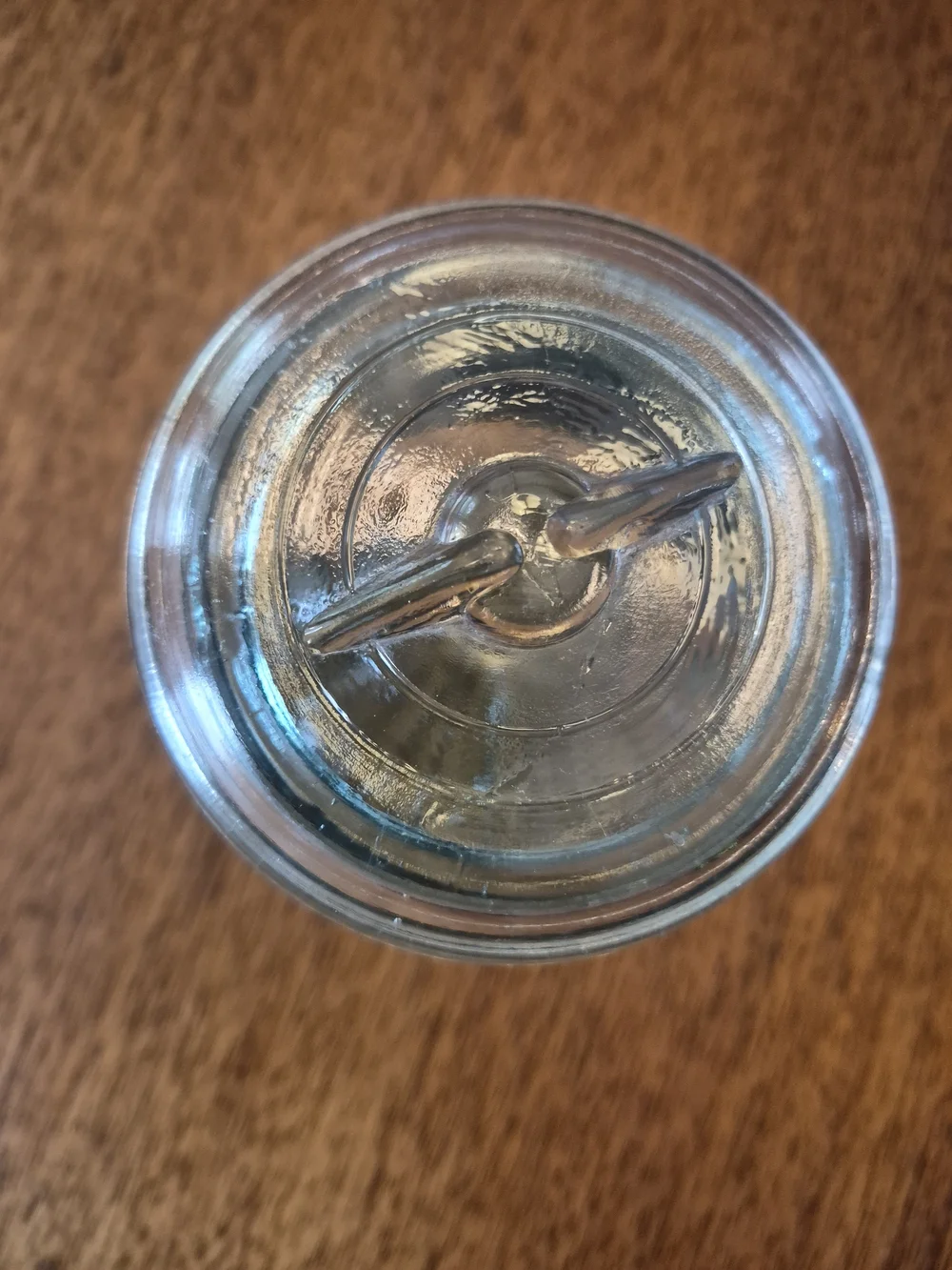 Vintage- Atlas E-Z Seal  Blue Glass Food Storage Jar‎ with Lid